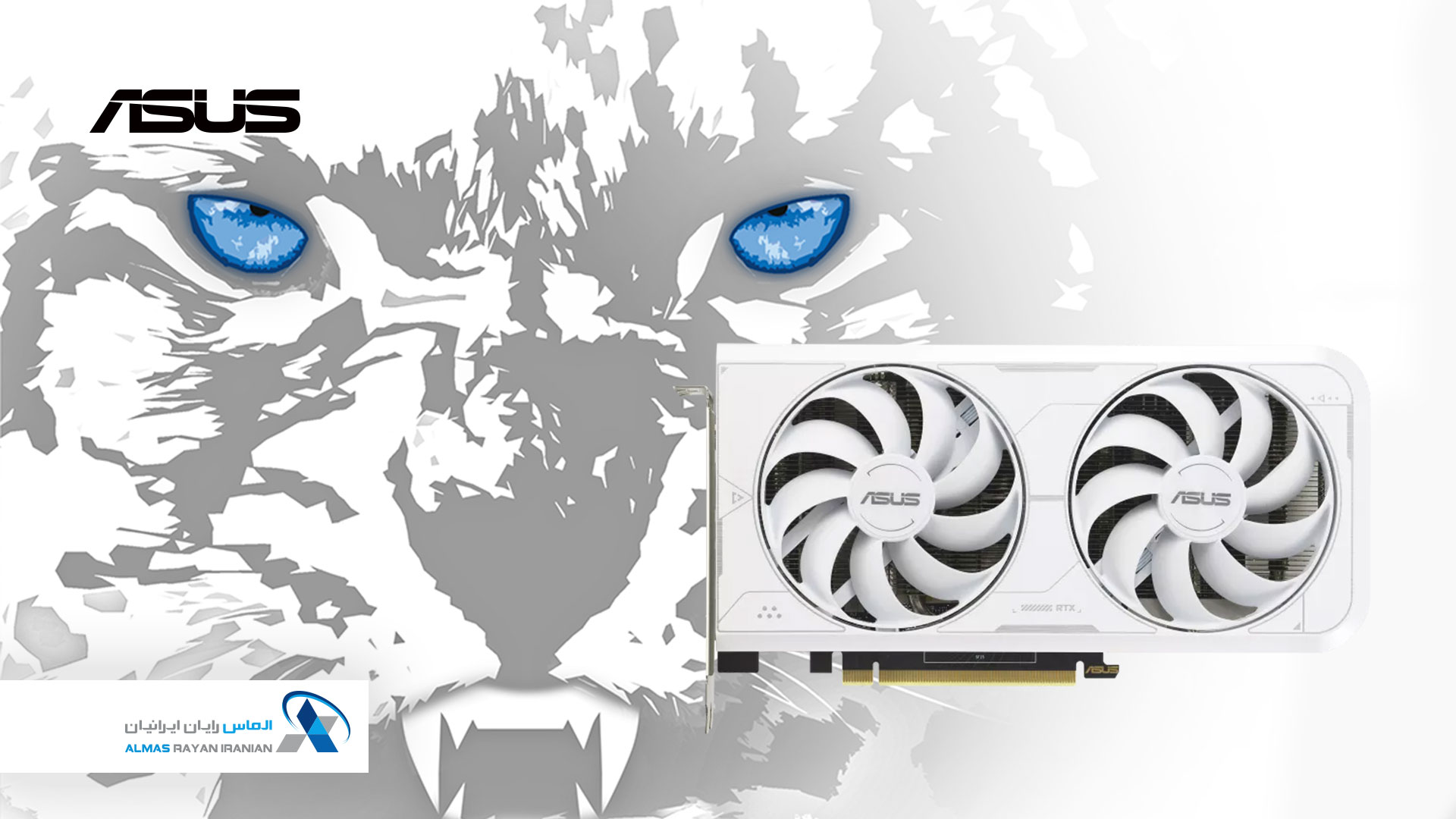 ASUS-Dual-GeForce-RTXTM-3060-Ti-White-OC-Edition-8GB-GDDR6X کارت گرافیک ایسوس