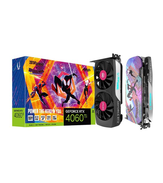 کارت گرافیک گیمینگ زوتک  GEFORCE RTX 4060 Ti 16GB Twin Edge OC SPIDER-MAN