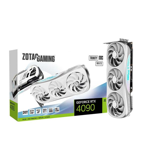 کارت گرافیک گیمینگ زوتک GeForce RTX 4090 Trinity OC White Edition