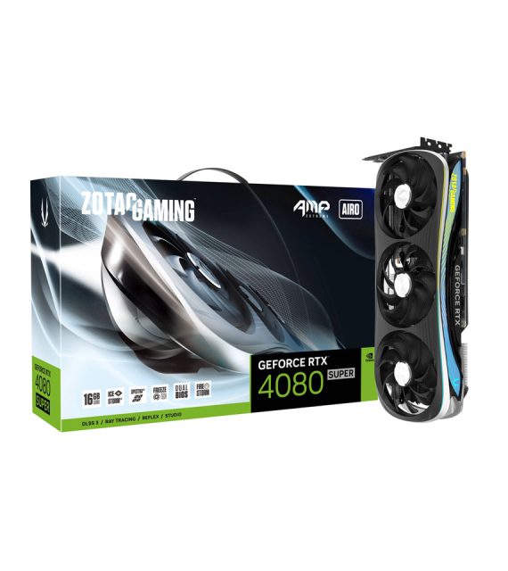 کارت گرافیک گیمینگ زوتک GeForce RTX 4080 SUPER AMP Extreme AIRO 16GB GDDR6X