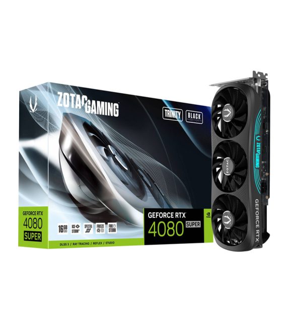 کارت گرافیک گیمینگ زوتک GeForce RTX 4080 SUPER Trinity Black Edition 16GB GDDR6X