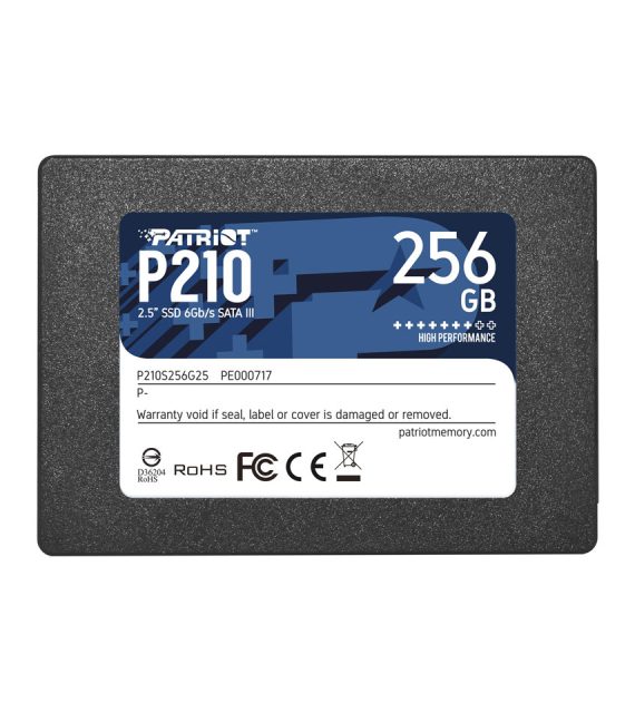 اس‌اس‌دی پاتریوت P210 256GB 2.5 inch SATA Solid State Drive