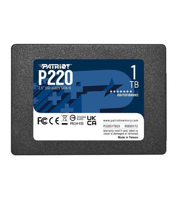 اس‌اس‌دی پاتریوت P220 1TB 2.5 inch SATA Solid State Drive