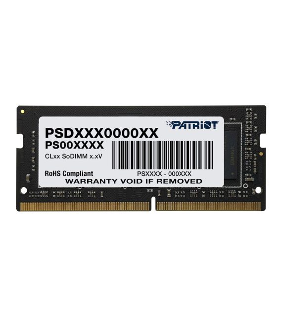 رم لپتاپ DDR4 تک کاناله 3200 مگاهرتز CL22 پاتریوت مدل SIGNATURE LINE  ظرفیت 16 گیگابایت