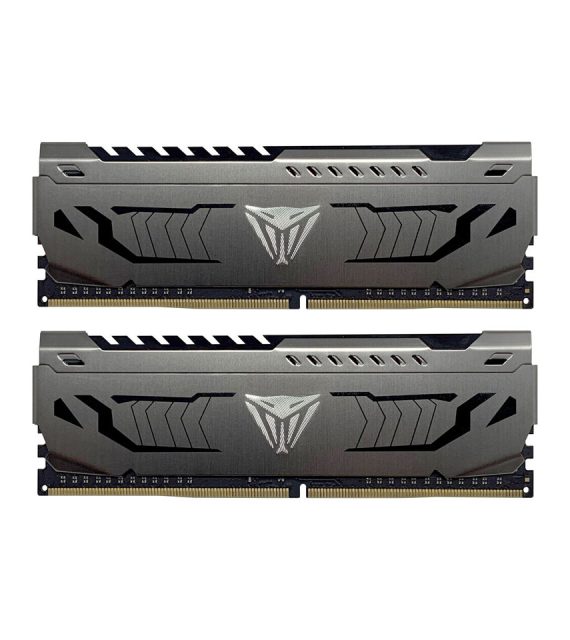 رم دسکتاپ DDR4 دو کاناله 3600 مگاهرتز CL18 پاتریوت مدل Viper Steel  ظرفیت 16 گیگابایت