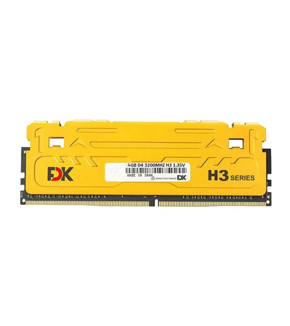 رم دسکتاپ DDR4 تک کاناله 3200 مگاهرتز CL16 فدک مدل H3 ظرفیت 4 گیگابایت