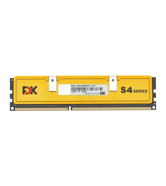 رم دسکتاپ DDR4 تک کاناله 3200 مگاهرتز CL16 فدک مدل S4 ظرفیت 16 گیگابایت