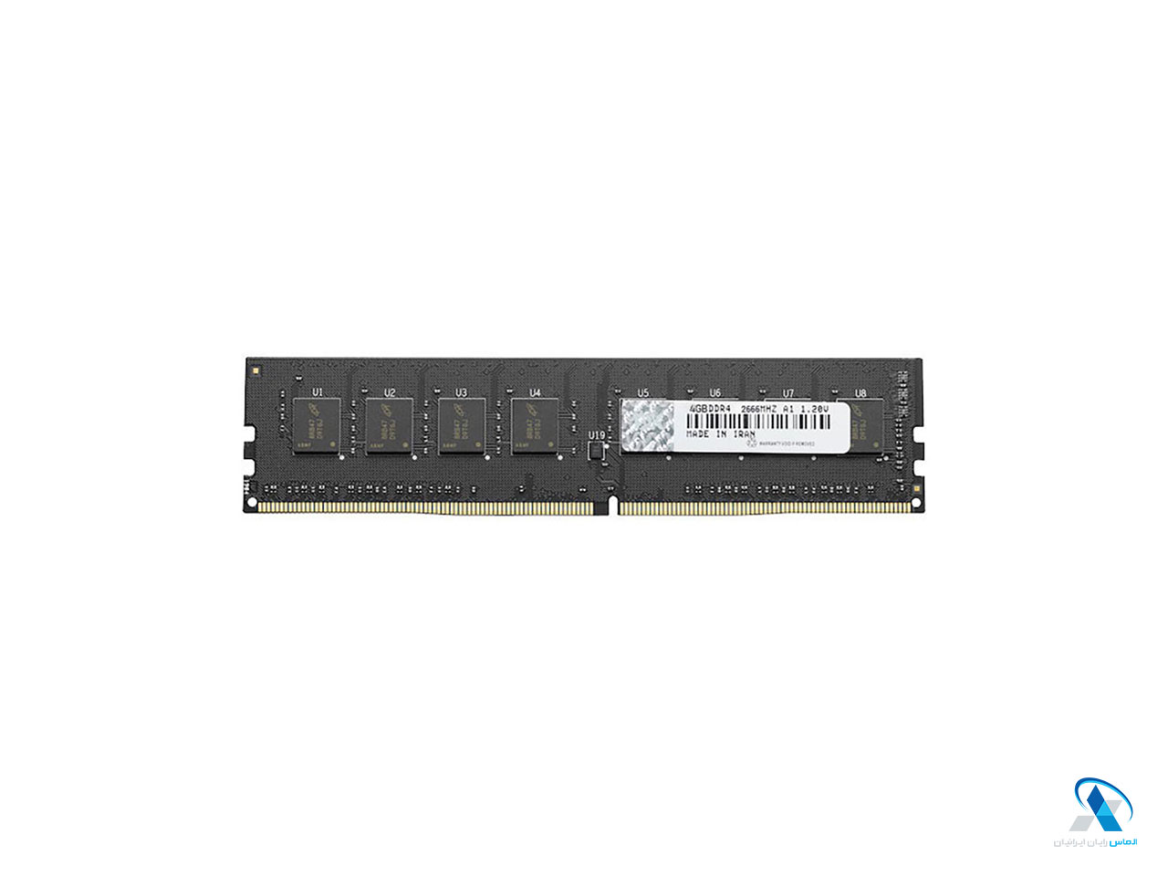 رم دسکتاپ DDR4 تک کاناله ۲۶۶۶ مگاهرتز CL19 فدک مدل A1 ظرفیت 4 گیگابایت