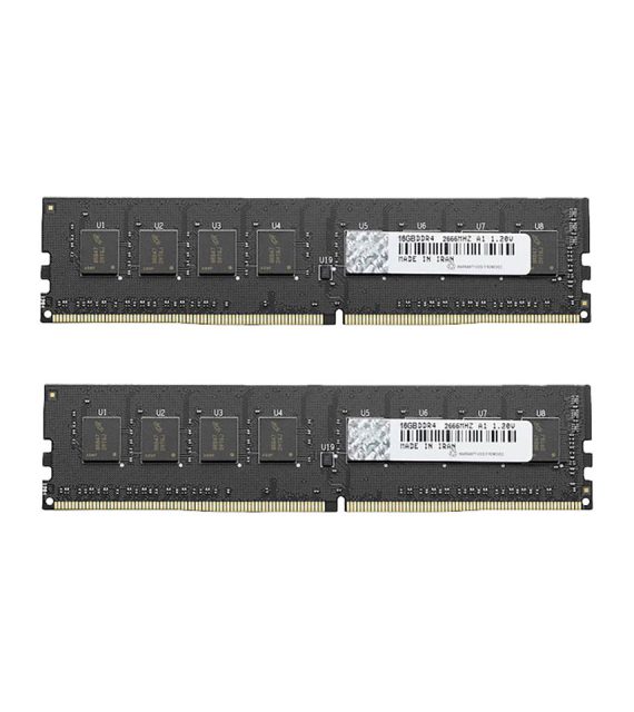 رم دسکتاپ DDR4 دو کاناله ۲۶۶۶ مگاهرتز CL19 فدک مدل A1 ظرفیت ۳۲ گیگابایت