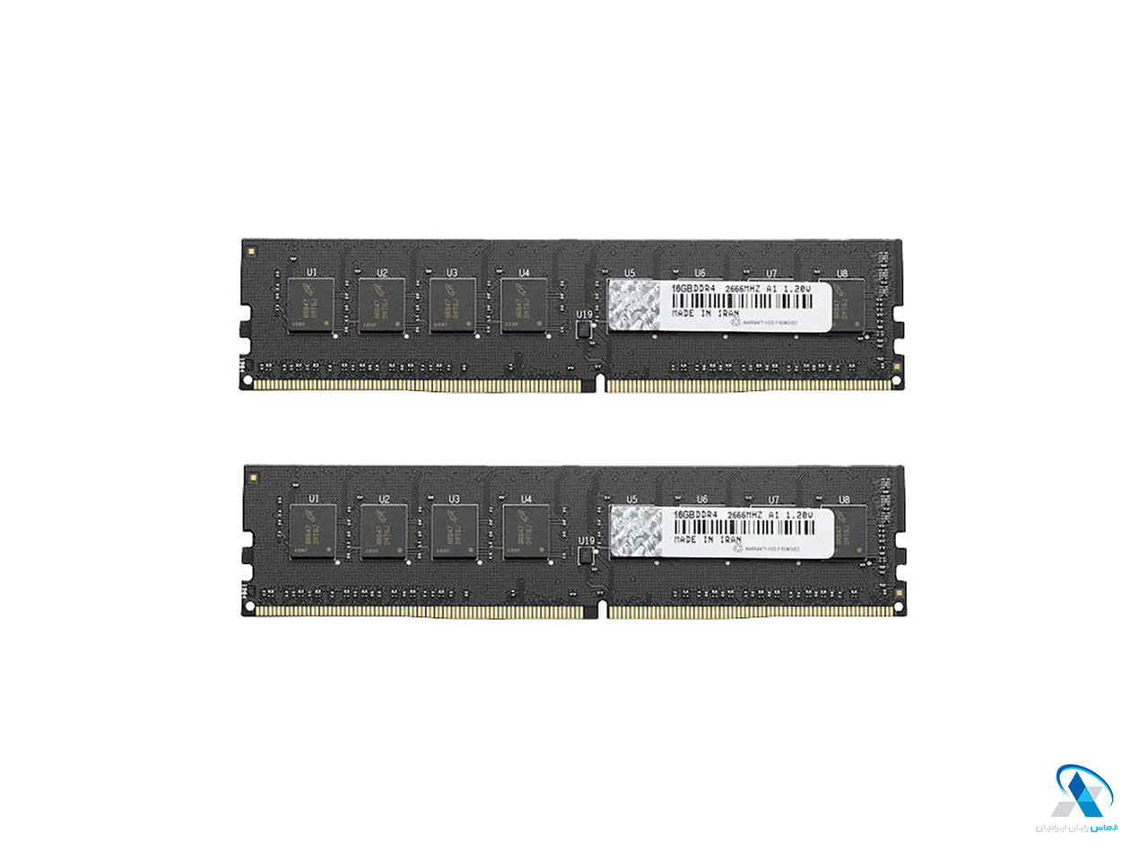 رم دسکتاپ DDR4 دو کاناله ۲۶۶۶ مگاهرتز CL19 فدک مدل A1 ظرفیت ۳۲ گیگابایت