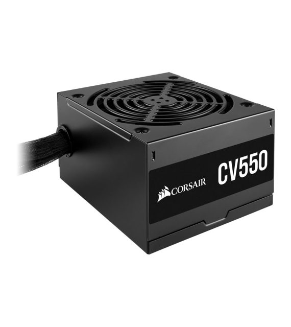 پاور کورسیر CV550 — 550 Watt 80 Plus Bronze Certified PSU (UK)