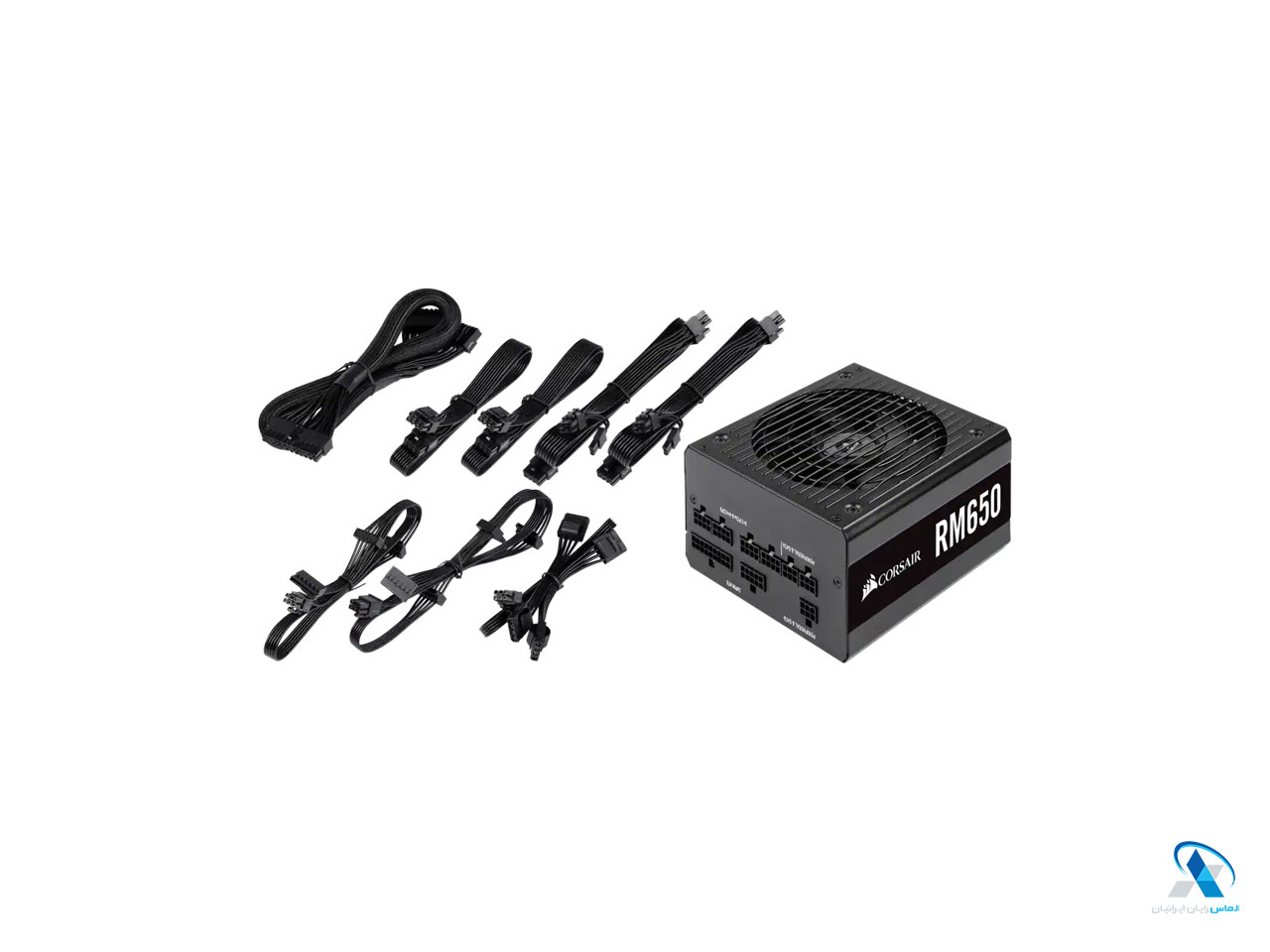 پاور کورسیر RM650 — 650 Watt 80 PLUS Gold Certified Fully Modular PSU (UK)