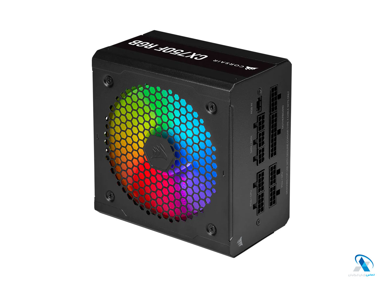 پاور کورسیر CX750F RGB — 750 Watt 80 Plus Bronze Certified Fully Modular RGB PSU (UK)