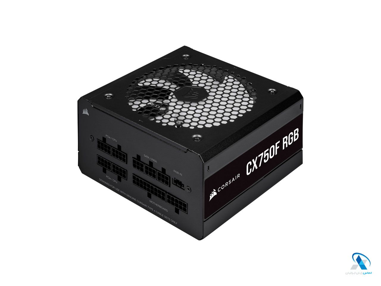 پاور کورسیر CX750F RGB — 750 Watt 80 Plus Bronze Certified Fully Modular RGB PSU (UK)