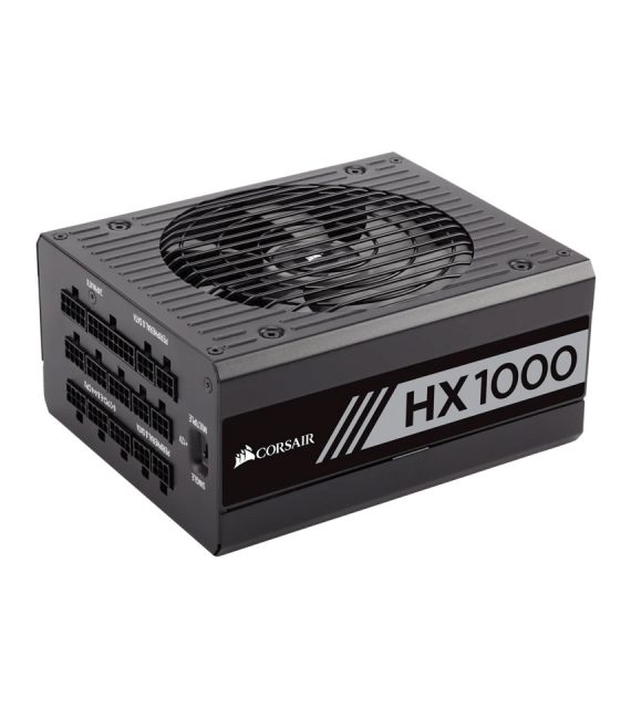 پاور کورسیر HX1000 — 1000 Watt 80 PLUS PLATINUM Certified Fully Modular PSU (UK)