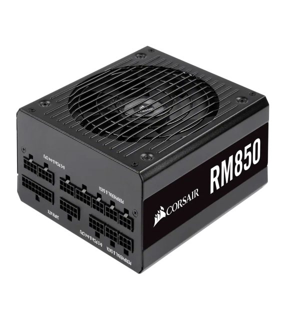 پاور کورسیر RM850 — 850 Watt 80 PLUS Gold Certified Fully Modular PSU (UK)