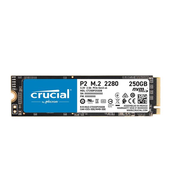 اس‌اس‌دی کروشیال P2 250GB NVMe