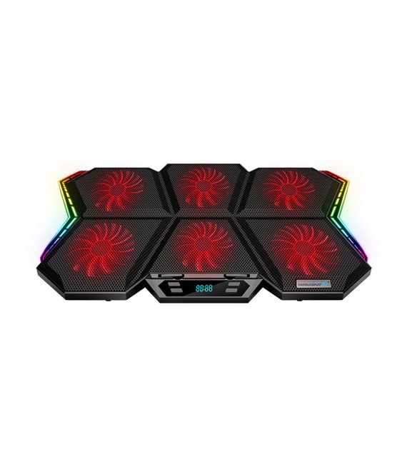 پایه خنک کننده لپ تاپ کول کلد مدل K40-RGB پایه خنک کننده لپ تاپ کول کلد مدل K40-RGB