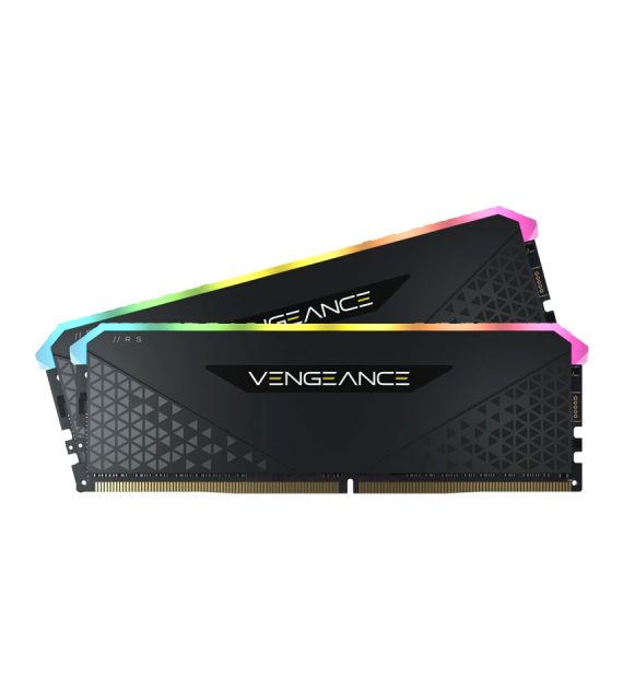 رم دسکتاپ DDR4 دو کاناله 3600 مگاهرتز CL18 کورسیر مدل VENGEANCE RGB RS ظرفیت 32 گیگابایت