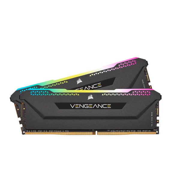 رم دسکتاپ DDR4 دو کاناله 3200 مگاهرتز CL16 کورسیر مدل VENGEANCE RGB PRO SL ظرفیت 16 گیگابایت