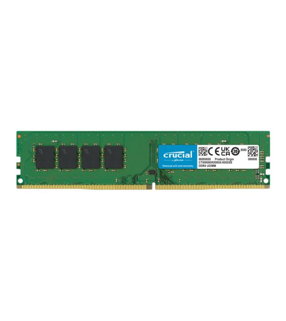 رم دسکتاپ DDR4 تک کاناله 3200 مگاهرتز CL22 کروشال ظرفیت 8 گیگابایت