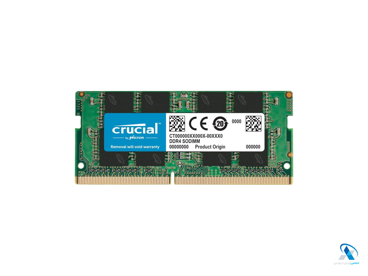 رم لپتاپ DDR4 تک کاناله 2666 مگاهرتز CL19 کروشال ظرفیت 8 گیگابایت