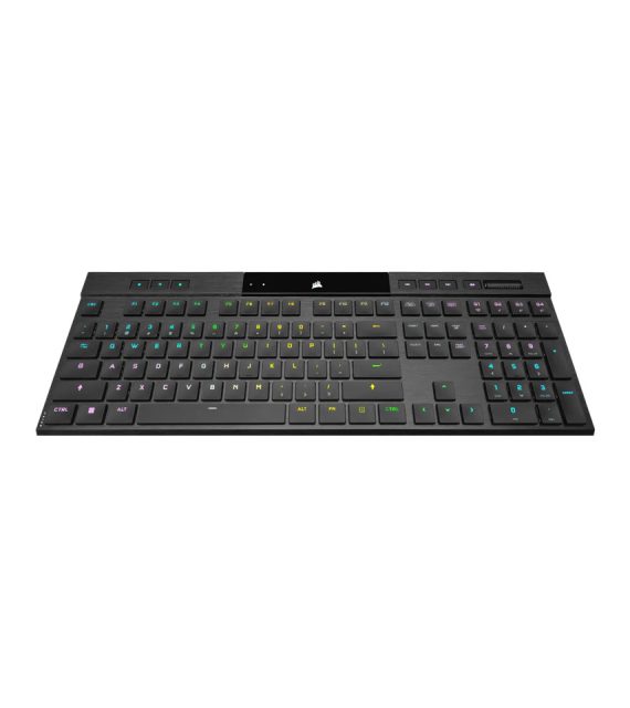 کیبورد بی‌سیم گیمینگ کورسیر مدل K100 AIR WIRELESS RGB Ultra-Thin