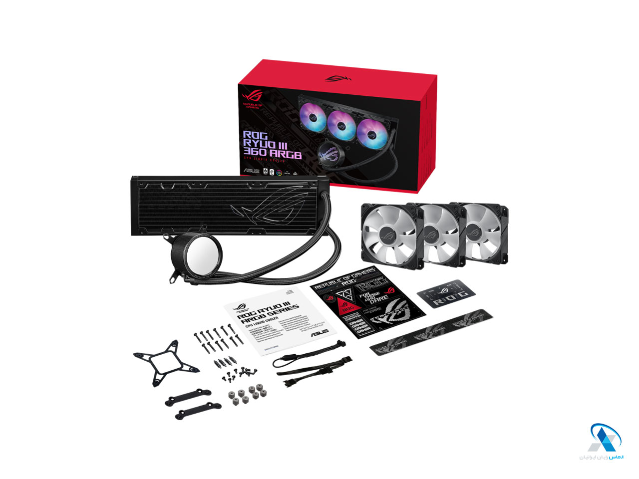 سیستم خنککننده آبی ایسوس مدل ROG RYUO III 360 ARGB
