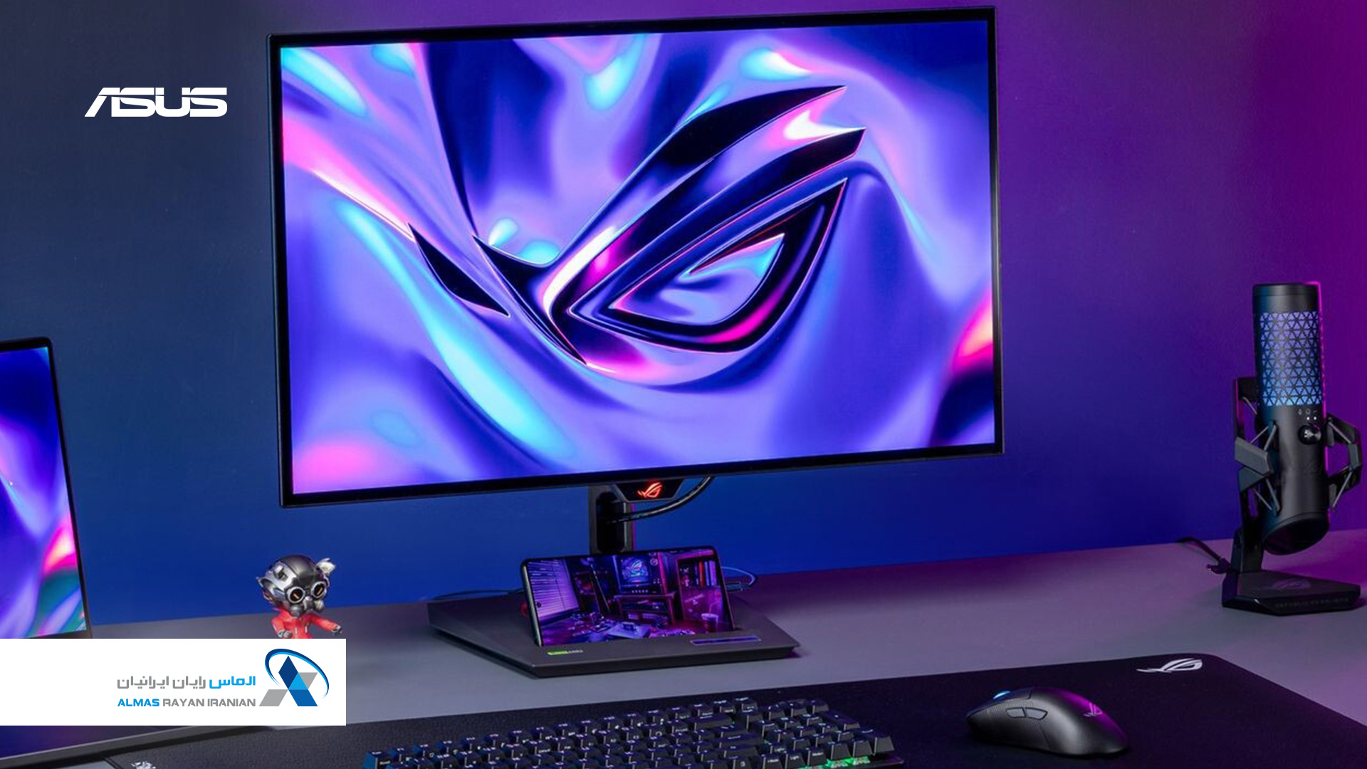 مانیتور گیمینگ ایسوس Asus-ROG-Strix-OLED-XG27ACDNG-gaming-monitor