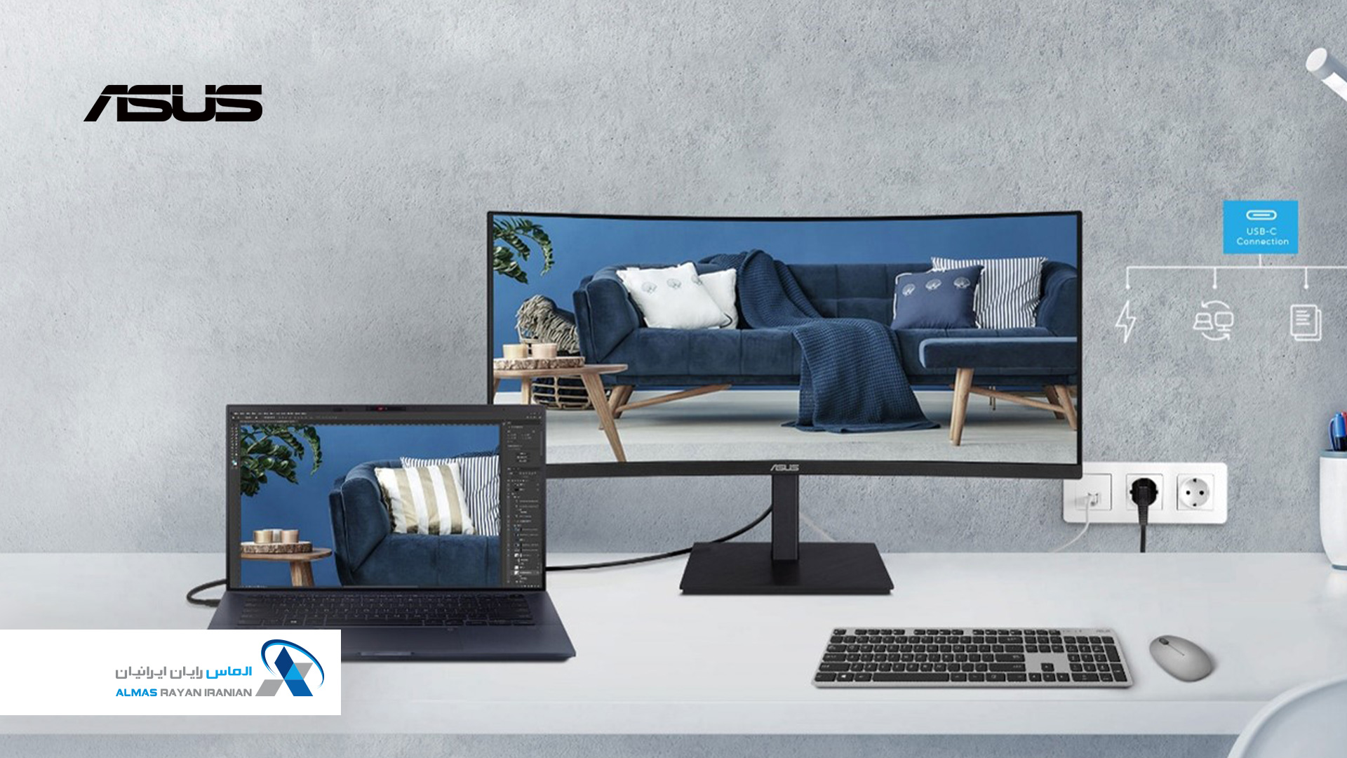 مانیتور ایسوس مدل VA34VCPSR