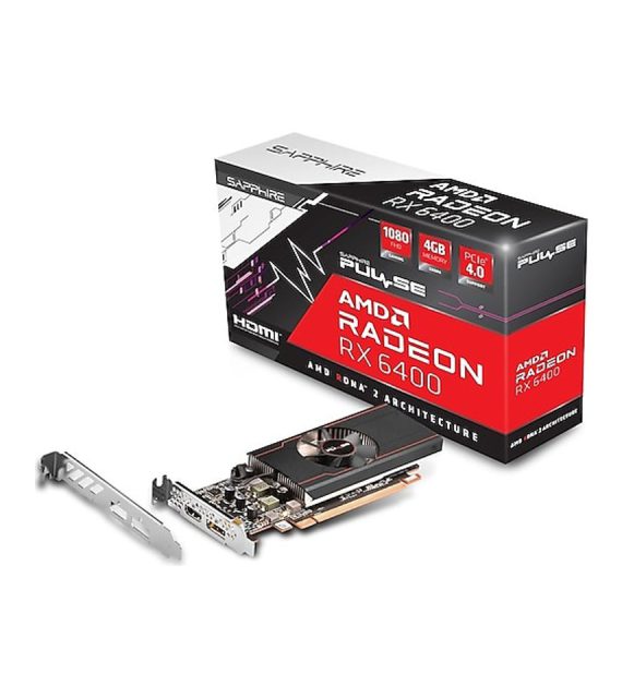 کارت گرافیک گیمینگ سافایر PULSE AMD Radeon RX 6400