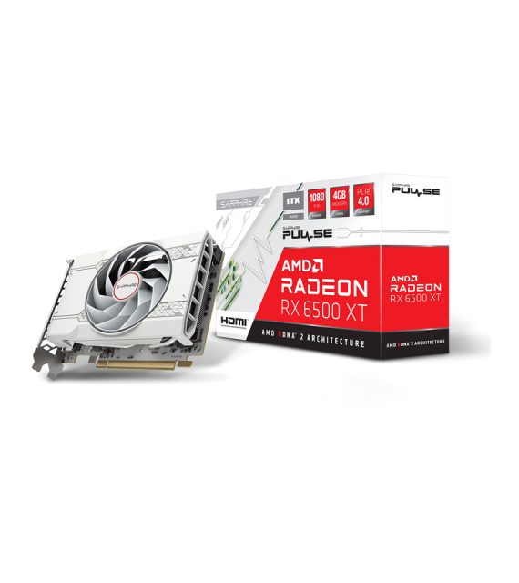 کارت گرافیک گیمینگ سافایر PULSE AMD Radeon RX 6500 XT ITX PURE 4GB