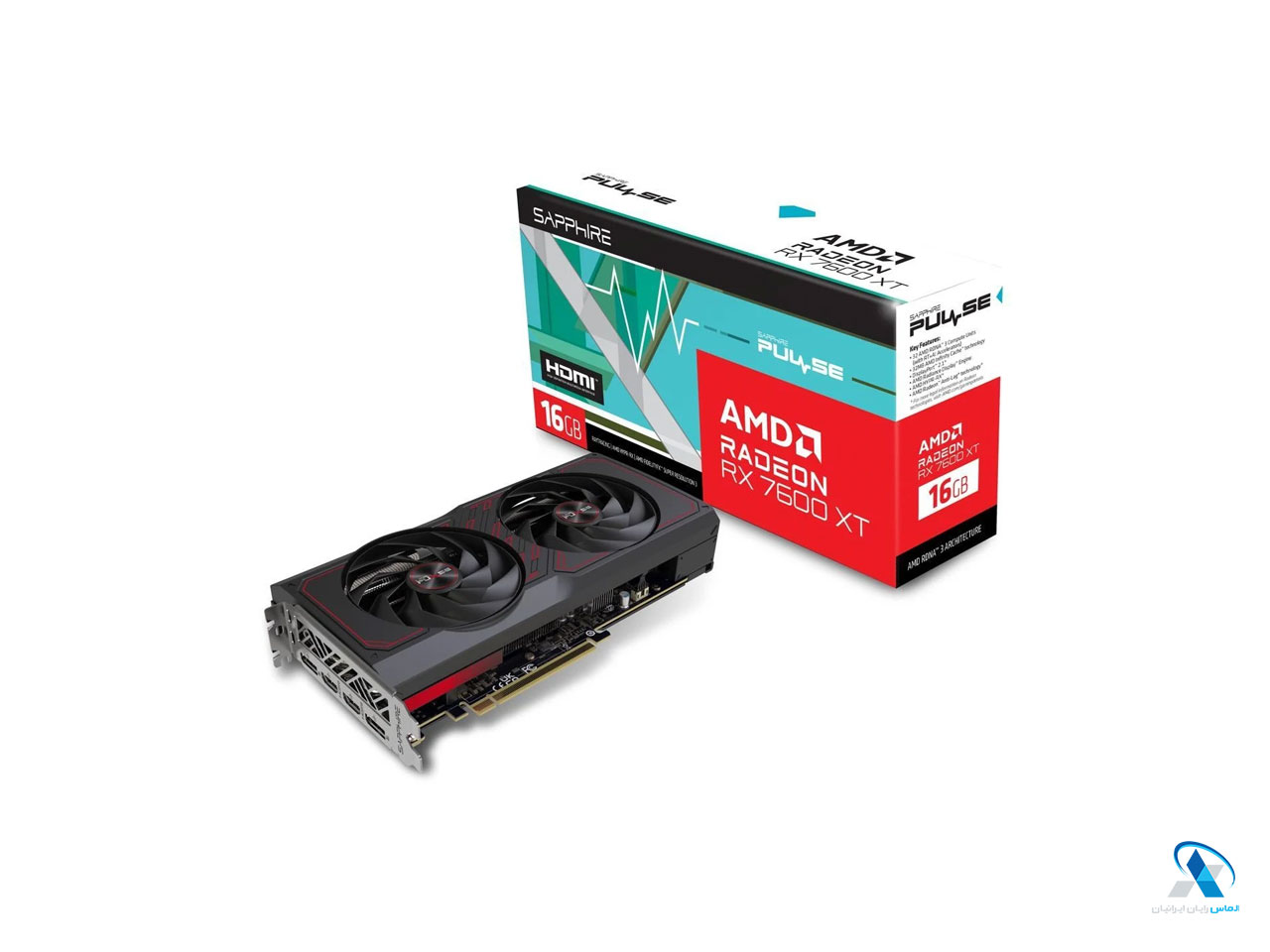 کارت گرافیک گیمینگ سافایر PULSE AMD Radeon RX 7600 XT 16GB