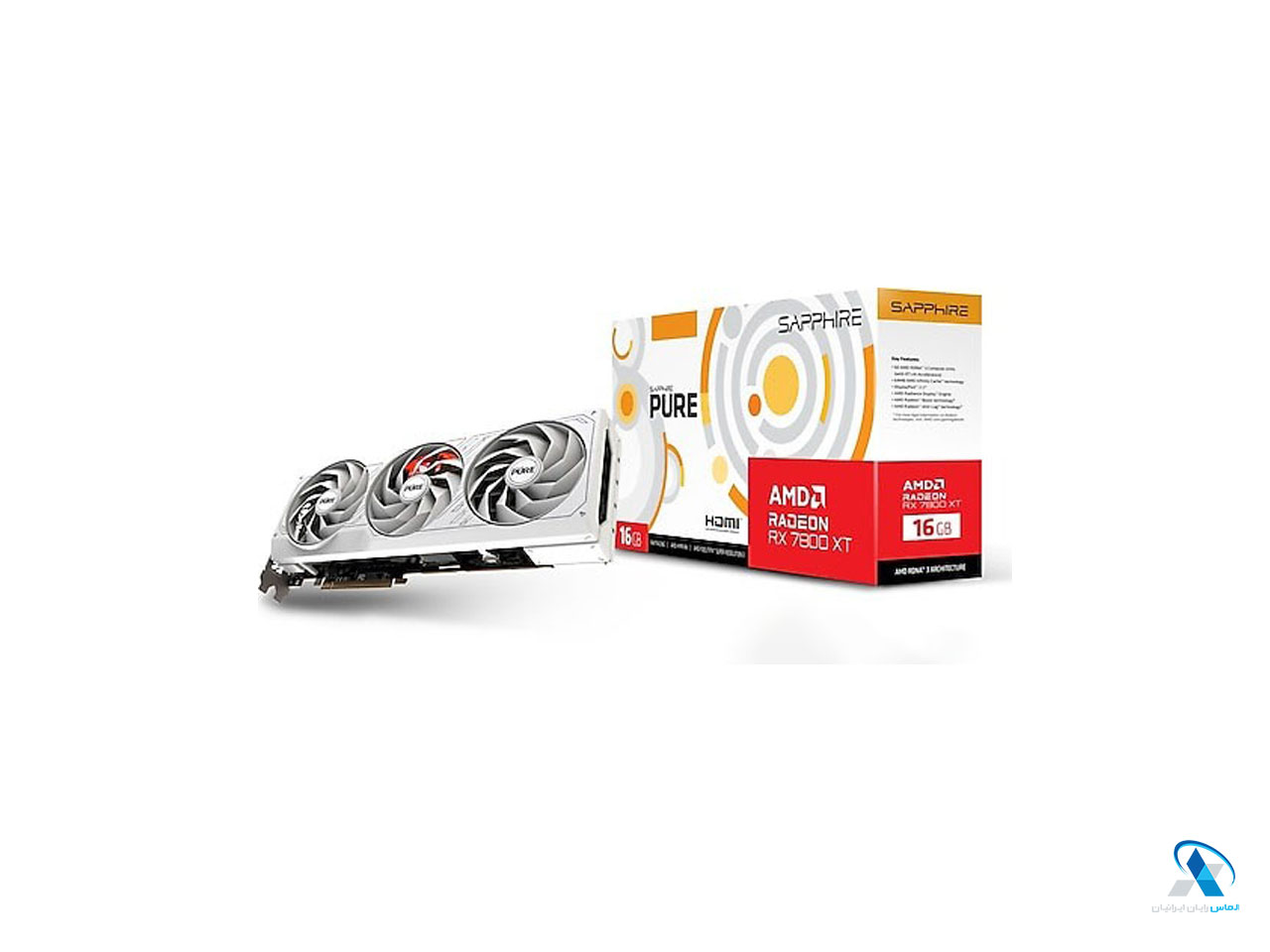 کارت گرافیک گیمینگ سافایر PURE AMD Radeon RX 7800 XT 16GB