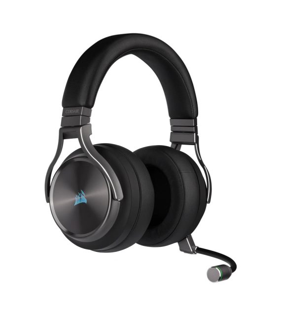 هدست کورسیر مدل Corsair VIRTUOSO RGB WIRELESS High-Fidelity Gaming Headset