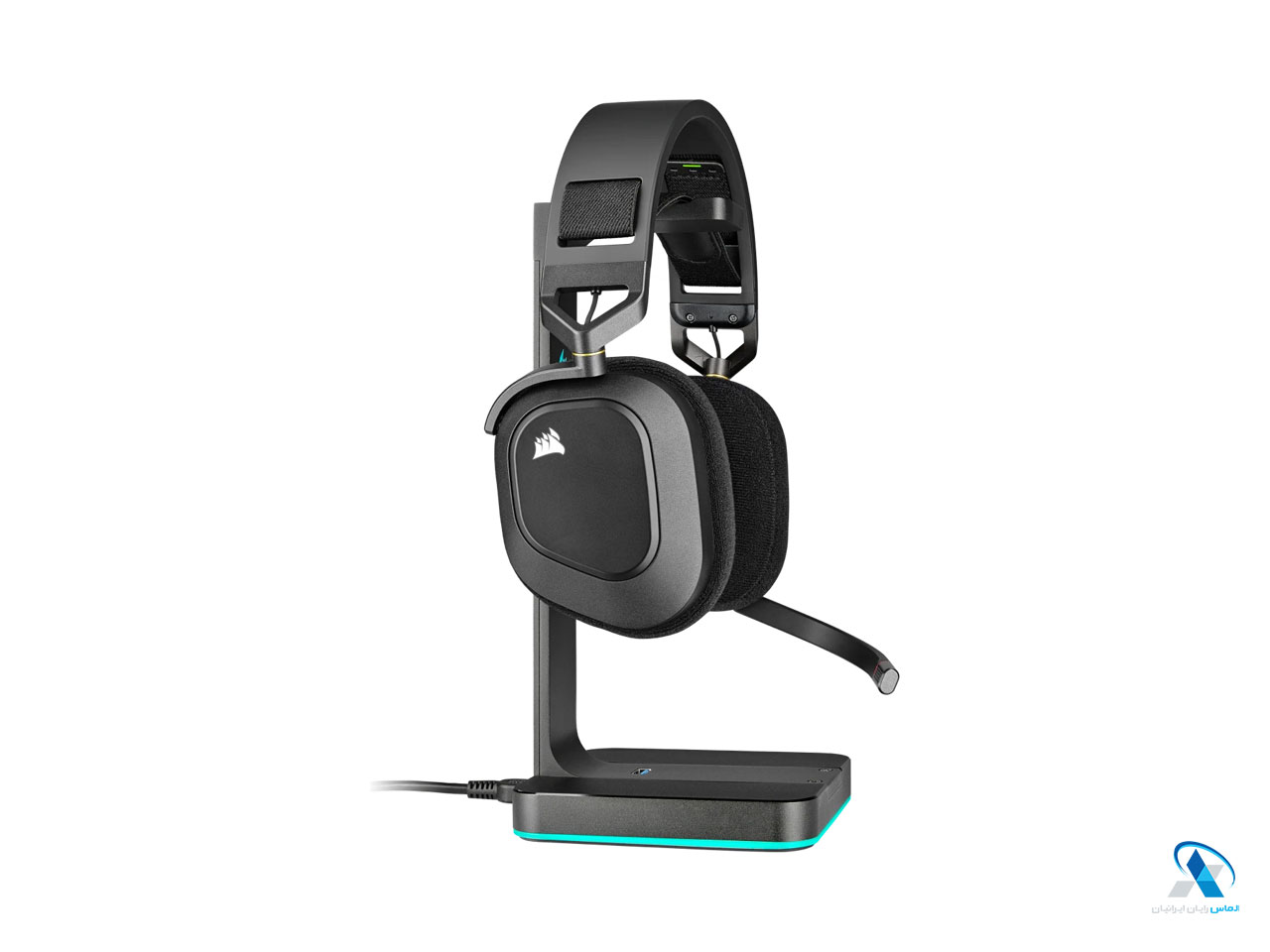 هدست گیمینگ بیسیم کورسیر مدل HS80 RGB WIRELESS Premium