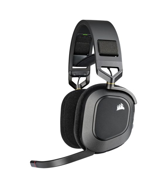 هدست گیمینگ بی‌سیم کورسیر مدل HS80 RGB WIRELESS Premium