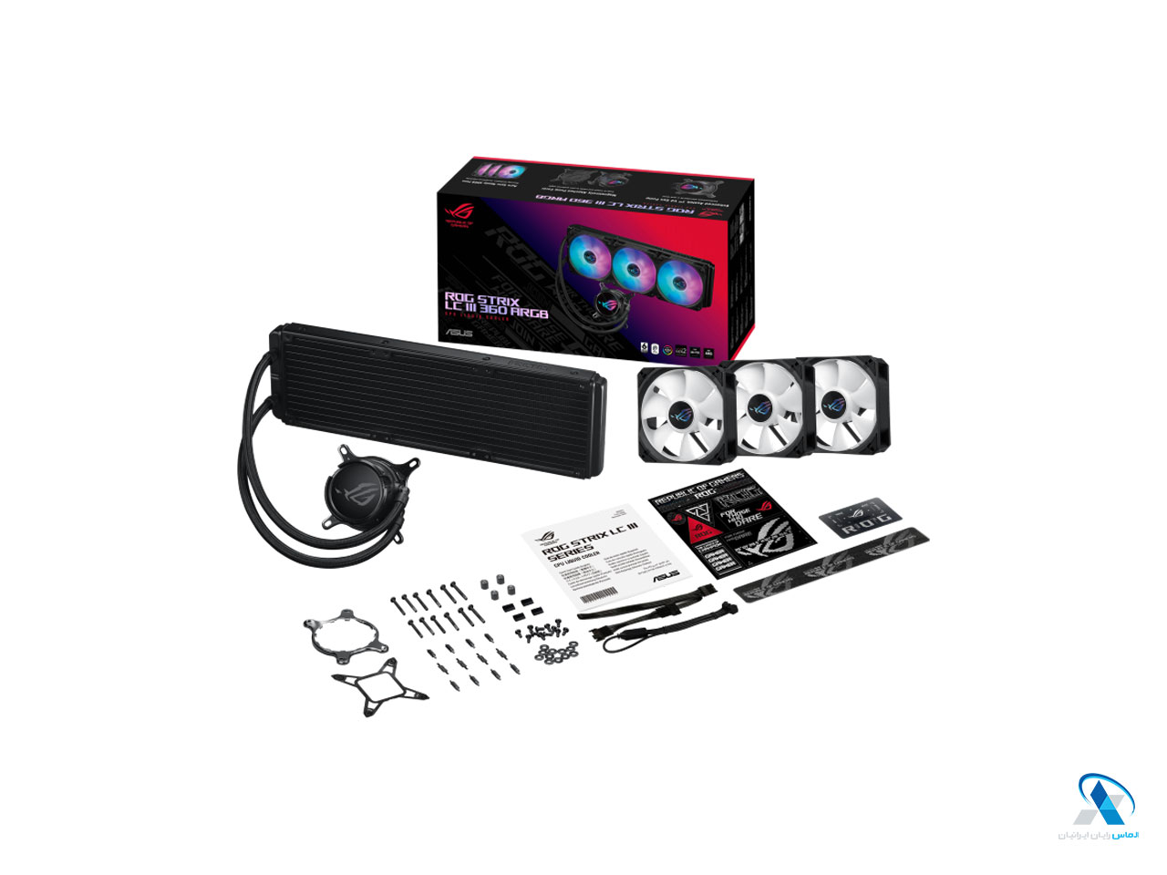 سیستم خنک کننده آبی ایسوس مدل ROG Strix LC III 360 ARGB