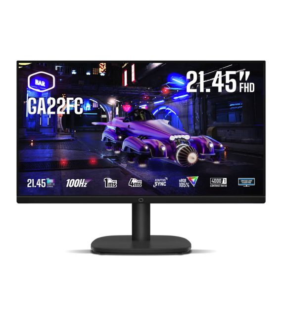مانیتور گیمینگ کولرمستر GA22FC سایز ۲۲ اینچ