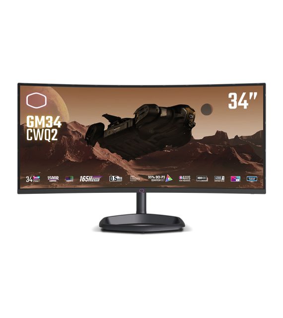 مانیتور گیمینگ کولرمستر GM34-CWQ2 سایز ۳۴ اینچ