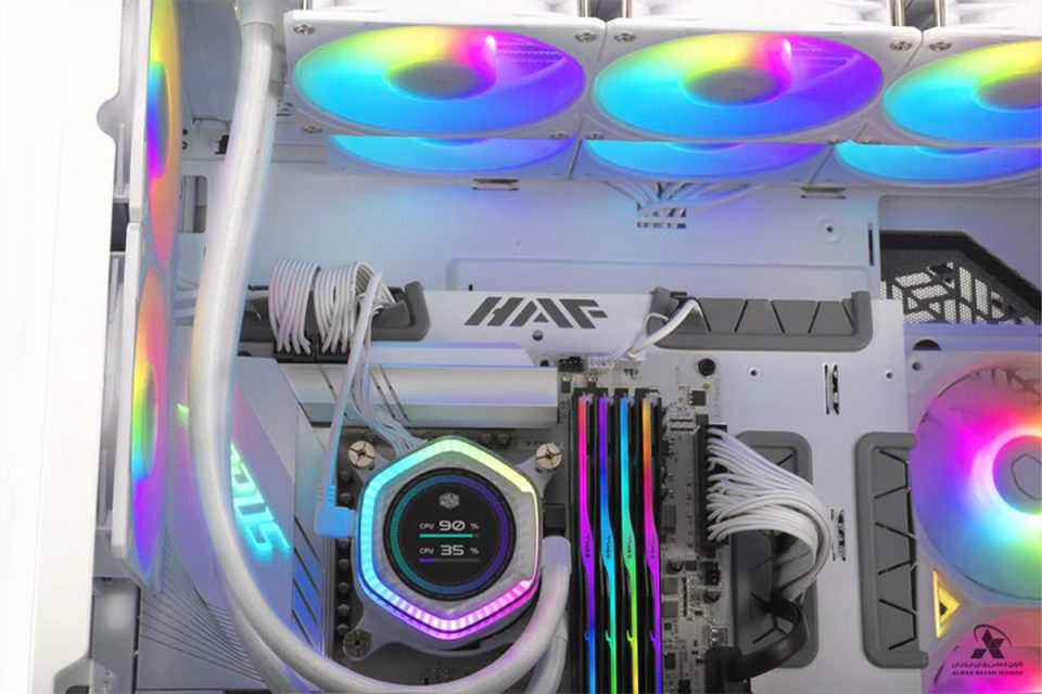 خنک‌کننده کولرمستر Coolermaster masterliquid-360-ion-white