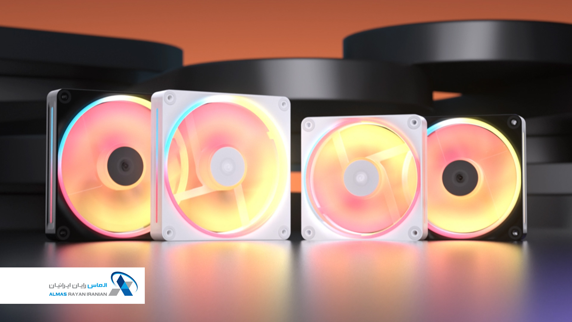 فن‌های دور معکوس کورسیر Corsair-Introduces-iCUE-LINK-LX-R-RGB-Reverse