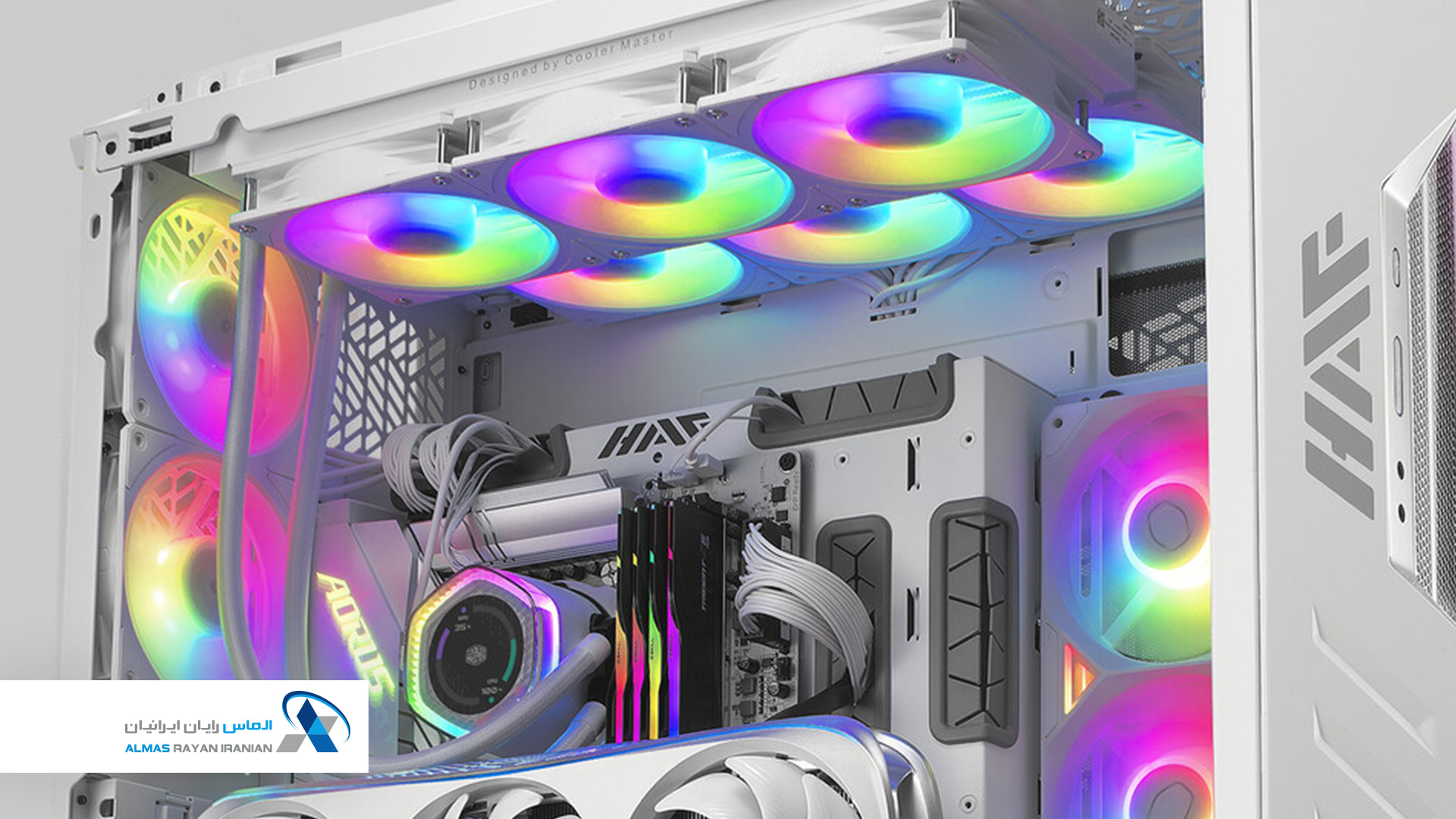 خنک‌کننده کولرمستر Coolermaster masterliquid-360-ion-white