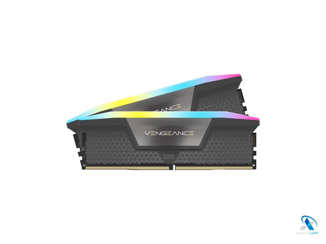 رم دسکتاپ DDR5 دو کاناله 6000 مگاهرتز CL36 کورسیر مدل VENGEANCE RGB ظرفیت 32 گیگابایت