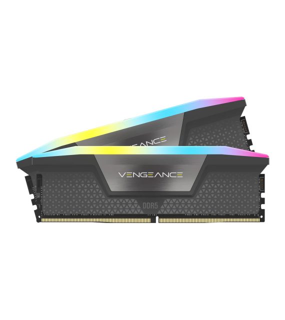 رم دسکتاپ DDR5 دو کاناله 6000 مگاهرتز CL38 کورسیر مدل VENGEANCE RGB ظرفیت 32 گیگابایت