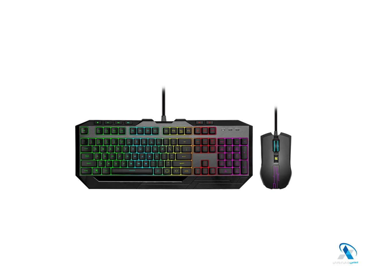 کیبورد و ماوس کولرمستر مدل DEVASTATOR 3 RGB Gaming Combo