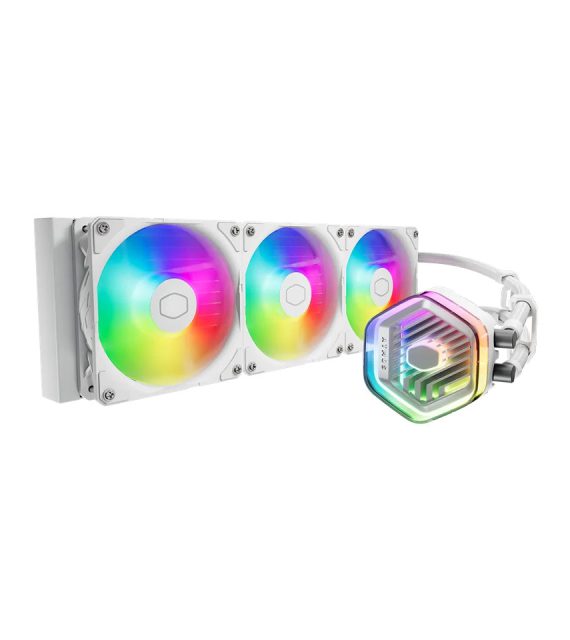 سیستم خنک‌کننده مایع کولرمستر مدل MasterLiquid 360 ATMOS White