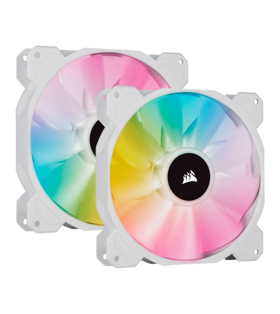 فن کیس کورسیر مدل iCUE SP140 RGB ELITE Performance 140mm White PWM  (سه عدد فن)