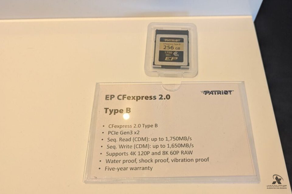 کارت حافظه سری EP با استاندارد CFexpress 2.0 type-B