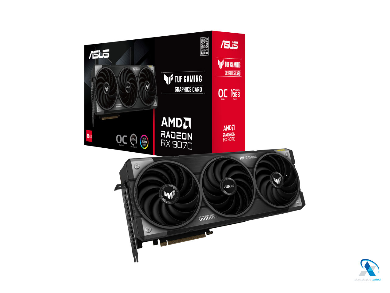 کارت گرافیک گیمینگ ایسوس TUF Gaming Radeon RX 9070 OC Edition 16GB GDDR6